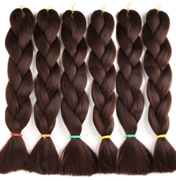 #4 brown braiding hair