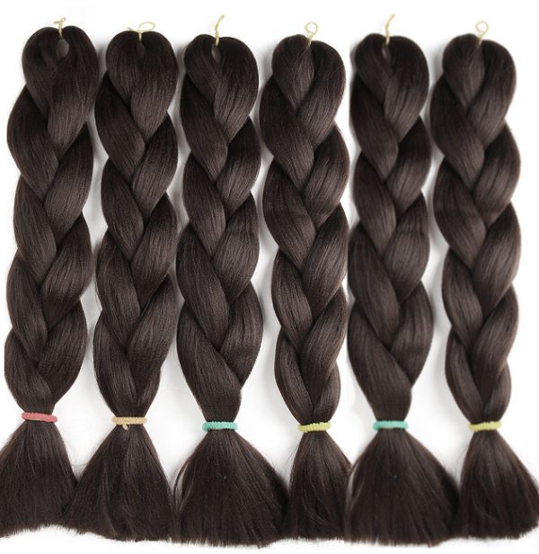 #2 natural black braiding hair
